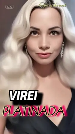 Platinum blond hair 