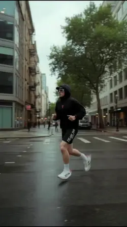 City Runner — Stat-Tracked Motion Promo