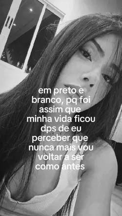 Em preto e branco