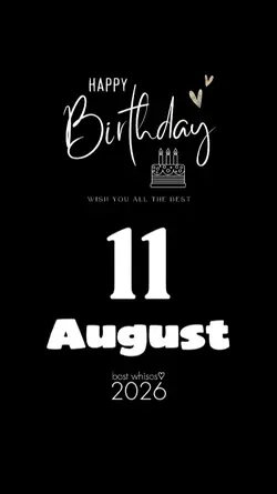 birthday 11 august