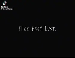 Flee from lust