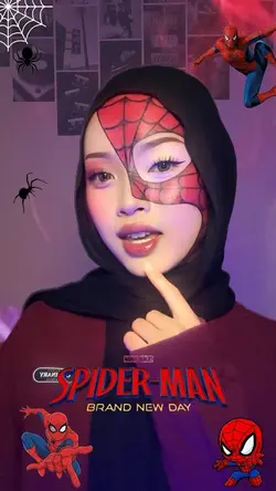 Makeup spiderman