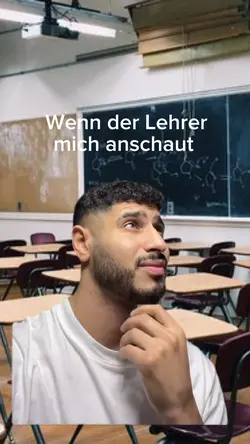 Lehrer schaut 