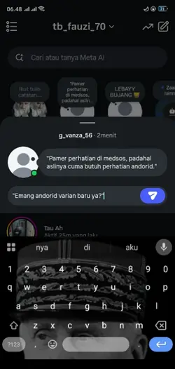 live sindiran ig