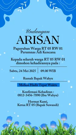 undangan arisan