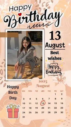 HBD 13 AUGUST 2025