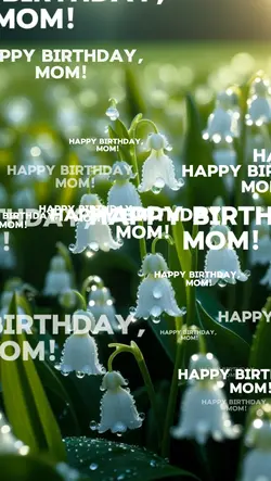 happy b-day mom