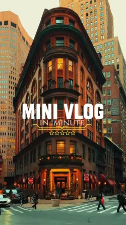 Mini vlog in 1minute