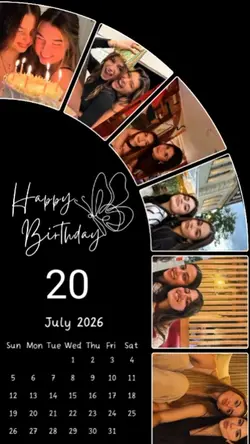 Birthday 20 July