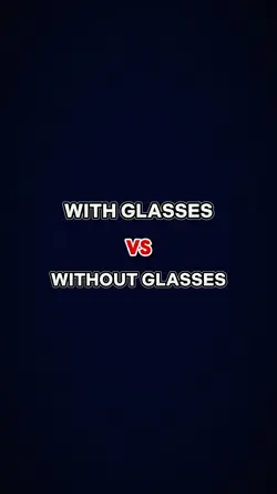 with glasses