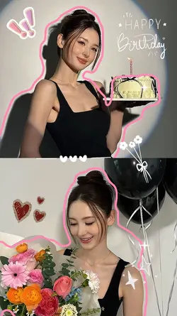 birthday collage