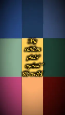 photo against d wrld