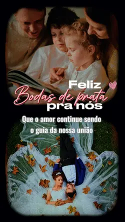 feliz bodas de prata