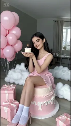 AI birthday pink