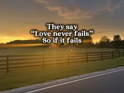 Wasn’t love..