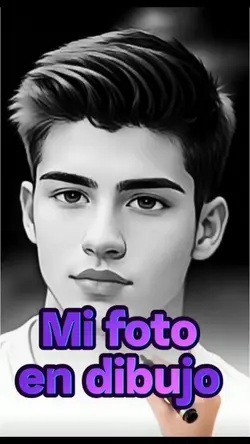 Mi foto en dibujo 