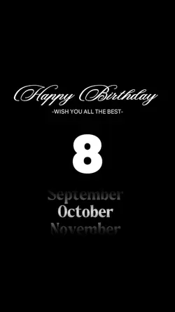 hbd 8 october 
