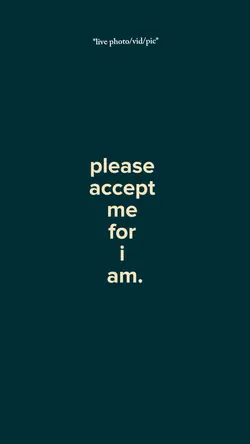 please accept me