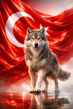 Türk Bayrağı Bozkurt