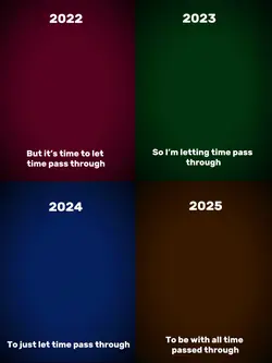Time passes