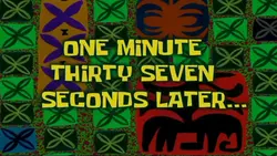 spongebob time card