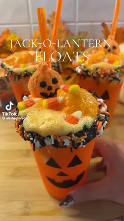 Jack o lantern float