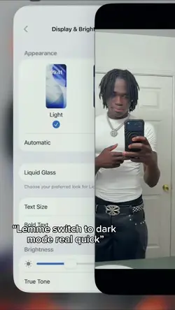 switch to dark mode 