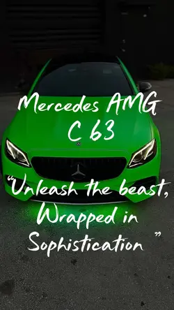 Mercedes AMG C63