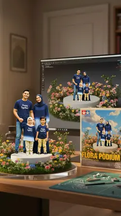 Miniatur 3d estetik