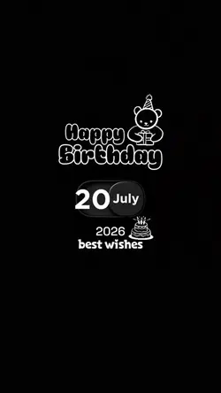 Hbd 20 july 2026
