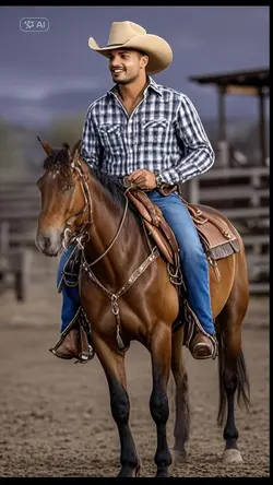 Vaquero a caballo