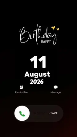 Hbd 11 August 2026