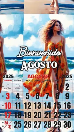 bienvenido agosto 
