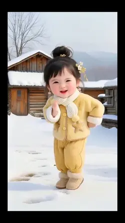 Dancing cute Baby