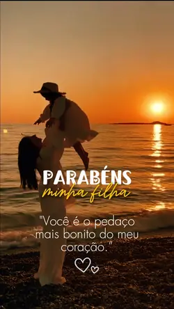 PARABÉNS MINHA FILHA