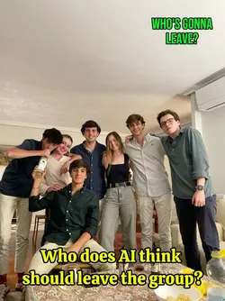 Who leaves the group