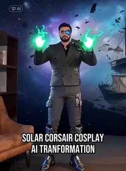 Solar Corsair cosply