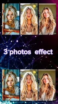 3 photos effect 