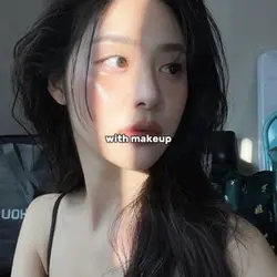 with/without makeup