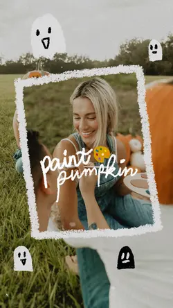 Paint pumpkin 