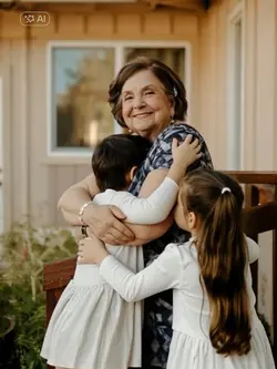 hug from grandchild 