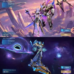 2 skin's obtained