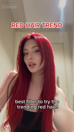 red hair