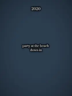 party at the beach 