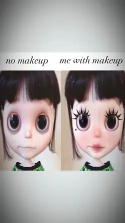 No makeup & Makeup