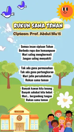 Rukun sama teman 