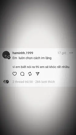 Em im lặng 