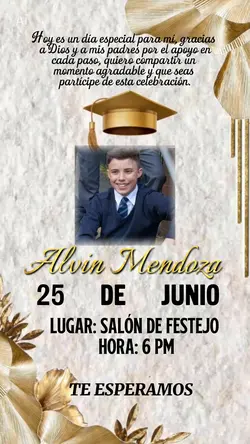 invitaciones de grad