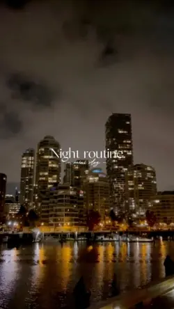 night routine vlog 