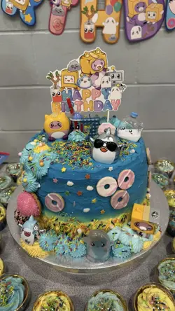 Lankybox Cake Theme